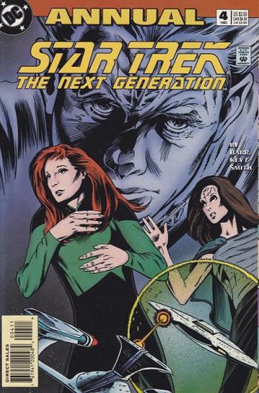 Cover of Star Trek: The Next Generation Annual #4. One of 250,000 Vintage American Comics on sale from Krypton!