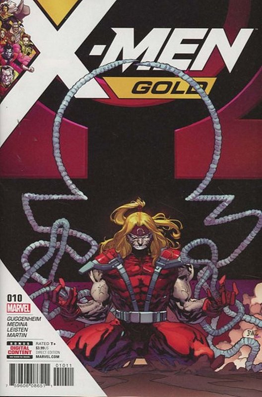 Cover of X-Men: Gold (Vol 1) #10. One of 250,000 Vintage American Comics on sale from Krypton!