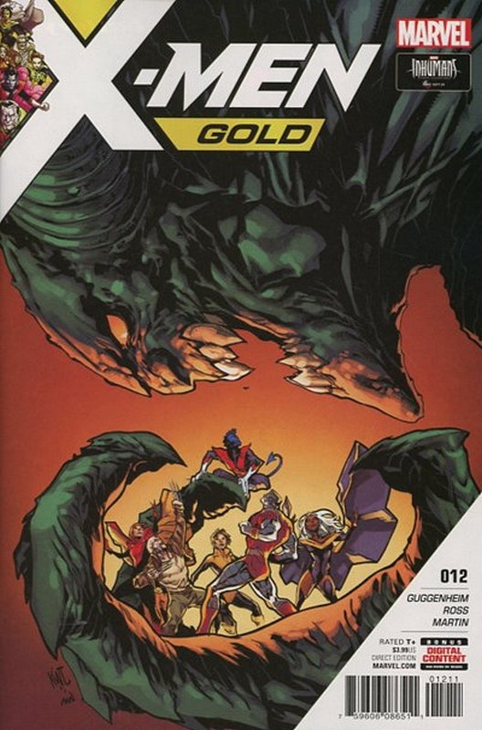 Cover of X-Men: Gold (Vol 1) #12. One of 250,000 Vintage American Comics on sale from Krypton!