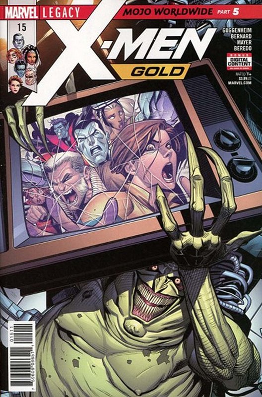 Cover of X-Men: Gold (Vol 1) #15. One of 250,000 Vintage American Comics on sale from Krypton!