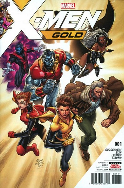Cover of X-Men: Gold (Vol 1) #1. One of 250,000 Vintage American Comics on sale from Krypton!