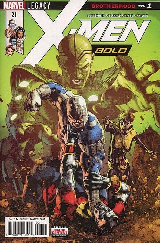 Cover of X-Men: Gold (Vol 1) #21. One of 250,000 Vintage American Comics on sale from Krypton!
