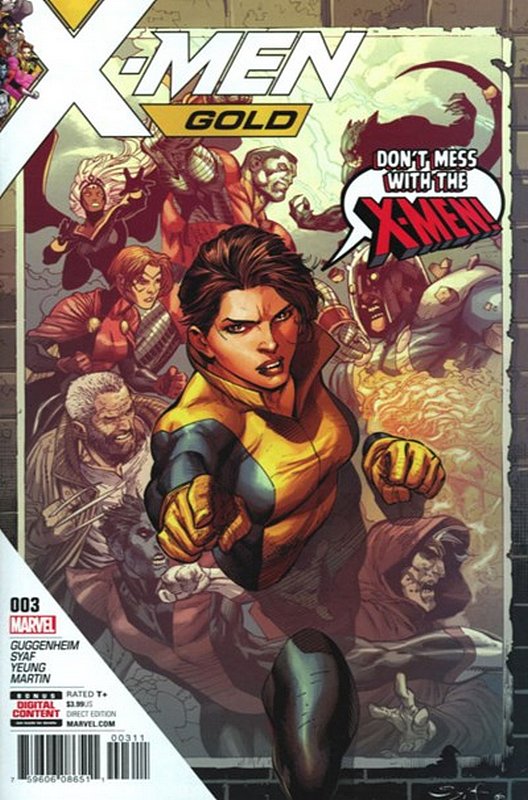 Cover of X-Men: Gold (Vol 1) #3. One of 250,000 Vintage American Comics on sale from Krypton!
