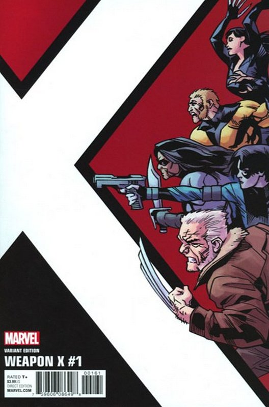 Cover of Weapon X (Vol 2) #1. One of 250,000 Vintage American Comics on sale from Krypton!