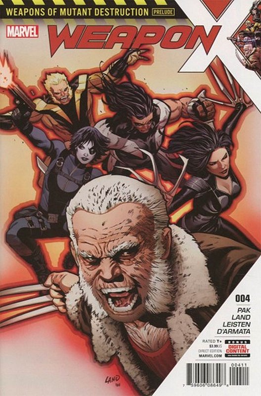 Cover of Weapon X (Vol 2) #4. One of 250,000 Vintage American Comics on sale from Krypton!