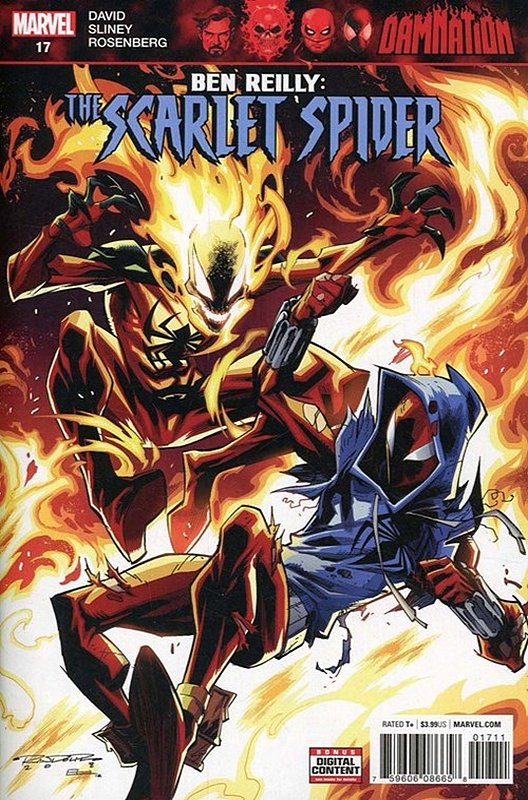 Cover of Ben Reilly Scarlet Spider (Vol 1) #17. One of 250,000 Vintage American Comics on sale from Krypton!