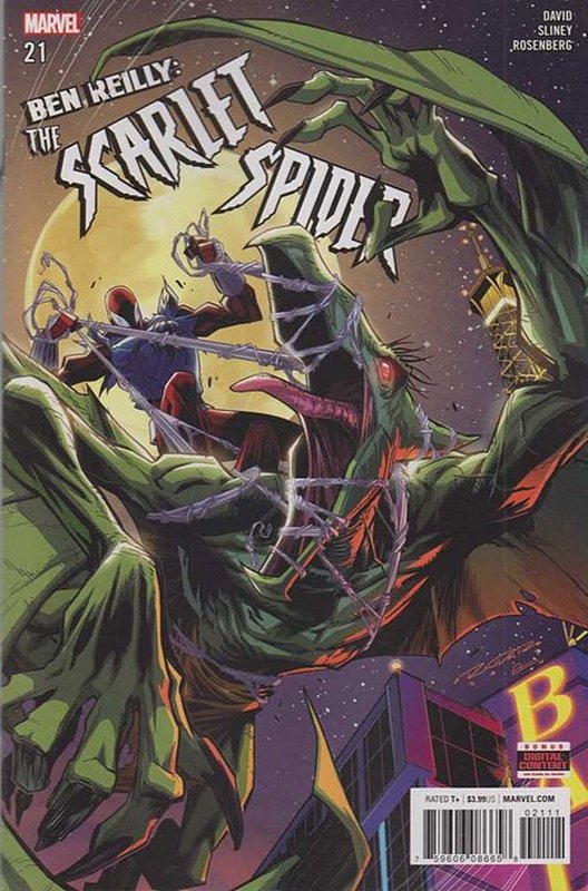 Cover of Ben Reilly Scarlet Spider (Vol 1) #21. One of 250,000 Vintage American Comics on sale from Krypton!