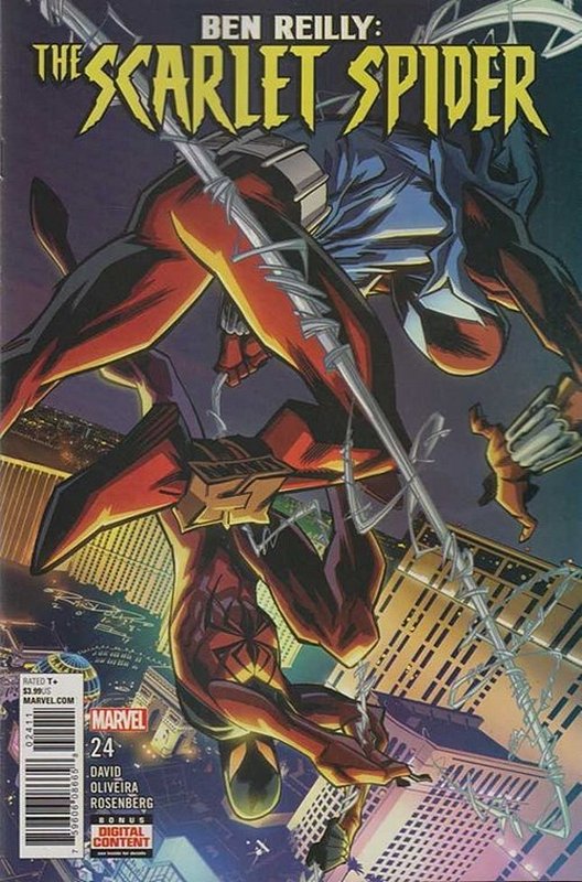 Cover of Ben Reilly Scarlet Spider (Vol 1) #24. One of 250,000 Vintage American Comics on sale from Krypton!