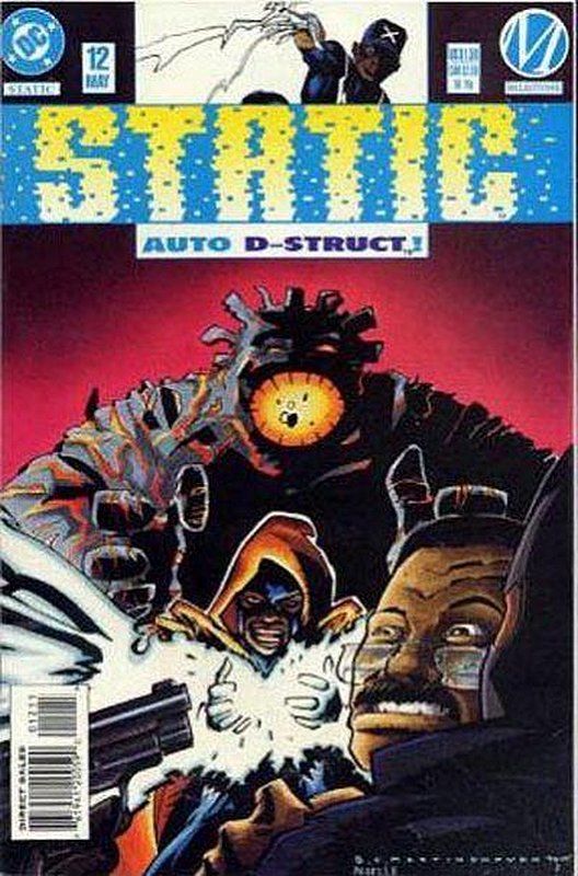 Cover of Static (Vol 1) #12. One of 250,000 Vintage American Comics on sale from Krypton!