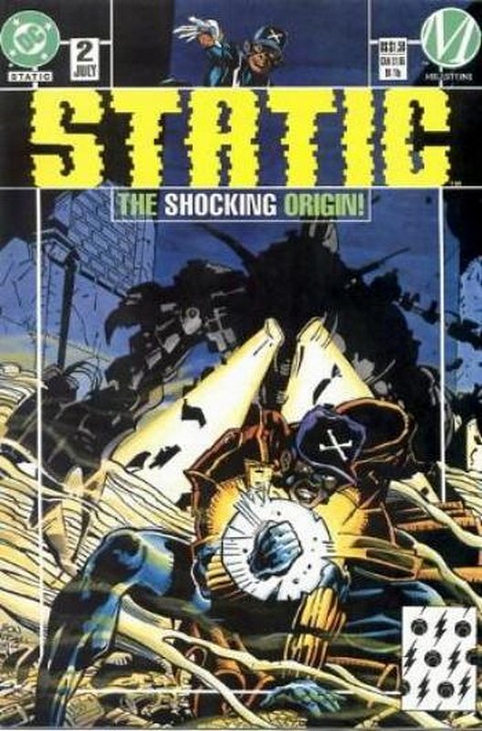 Cover of Static (Vol 1) #2. One of 250,000 Vintage American Comics on sale from Krypton!