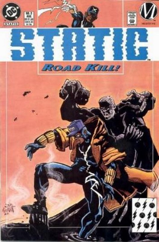 Cover of Static (Vol 1) #3. One of 250,000 Vintage American Comics on sale from Krypton!