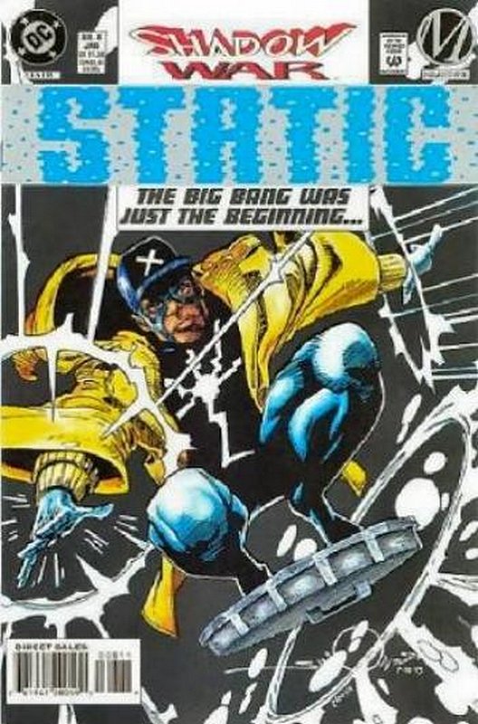 Cover of Static (Vol 1) #8. One of 250,000 Vintage American Comics on sale from Krypton!