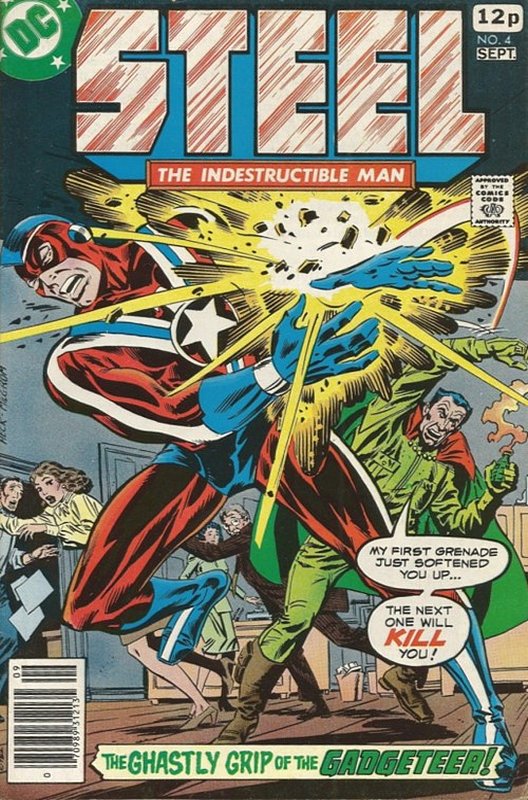 Cover of Steel (Vol 1) The Indestuctable Man #4. One of 250,000 Vintage American Comics on sale from Krypton!
