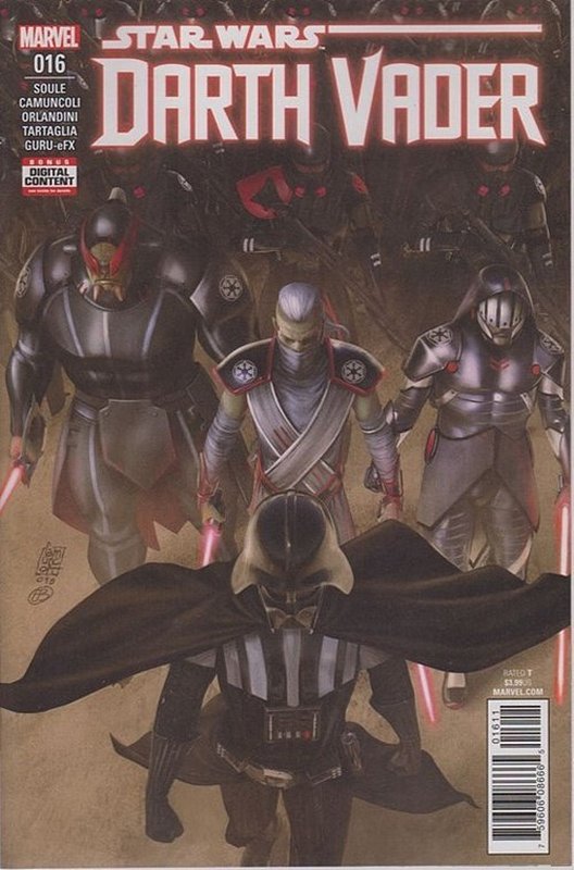 Cover of Darth Vader (Vol 2) #16. One of 250,000 Vintage American Comics on sale from Krypton!