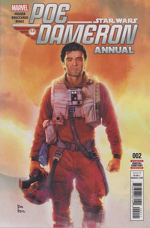 Cover of Star Wars: Poe Dameron Annual #2. One of 250,000 Vintage American Comics on sale from Krypton!