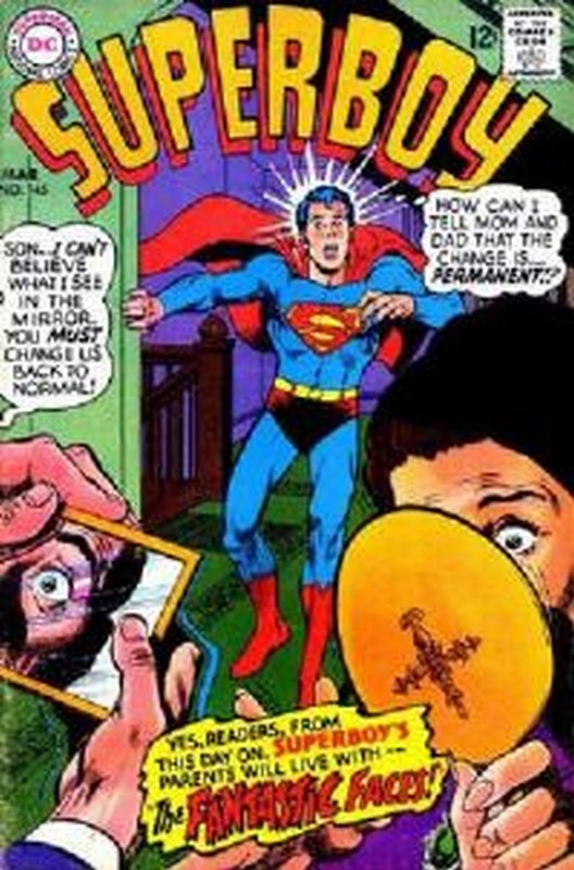Cover of Superboy (Vol 1) #145. One of 250,000 Vintage American Comics on sale from Krypton!