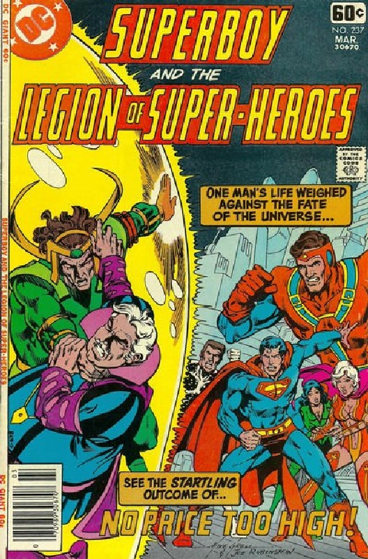 Cover of Superboy (Vol 1) #237. One of 250,000 Vintage American Comics on sale from Krypton!