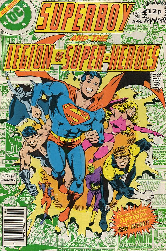 Cover of Superboy (Vol 1) #250. One of 250,000 Vintage American Comics on sale from Krypton!