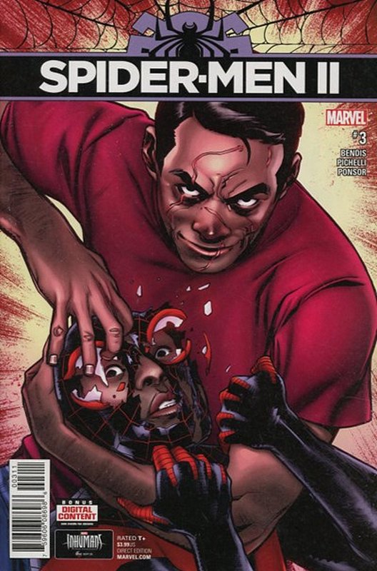 Cover of Spider-Men II (2017 Ltd) #3. One of 250,000 Vintage American Comics on sale from Krypton!