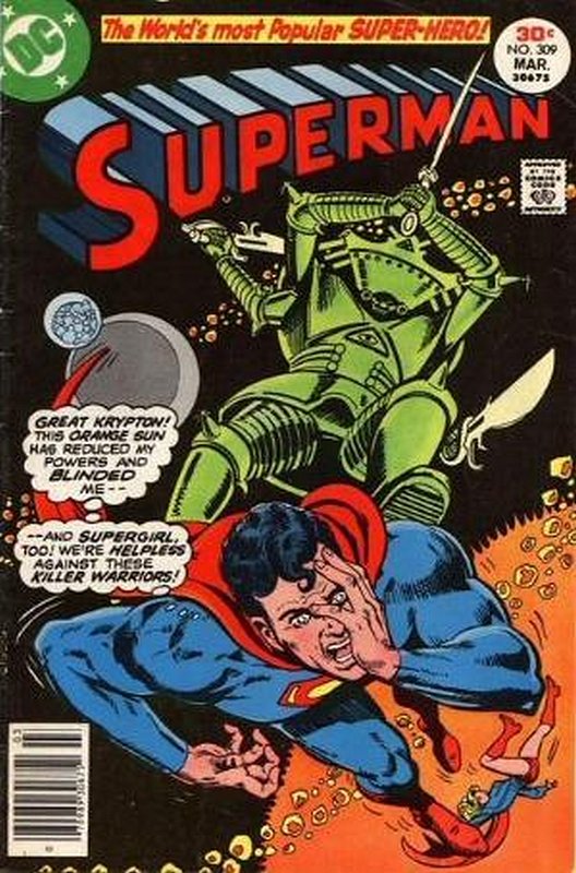 Cover of Superman (Vol 1) #309. One of 250,000 Vintage American Comics on sale from Krypton!