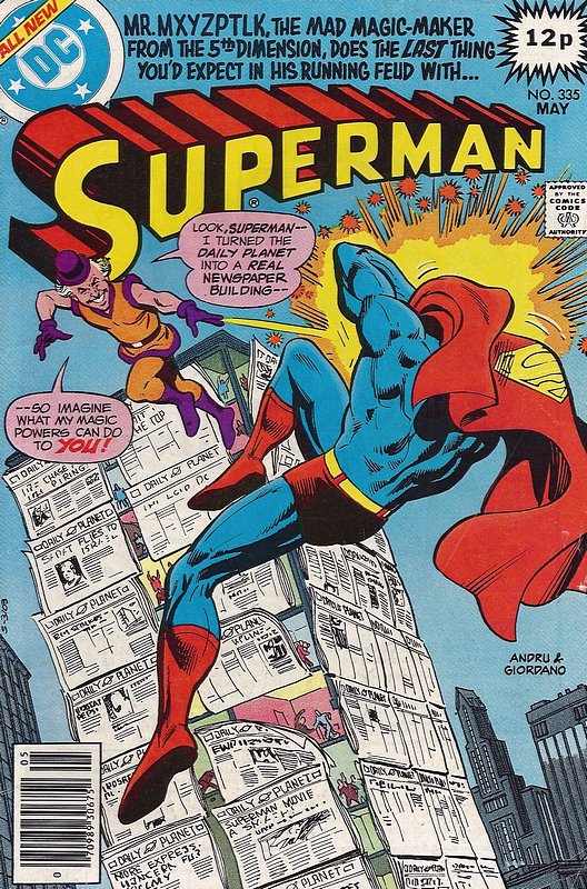 Cover of Superman (Vol 1) #335. One of 250,000 Vintage American Comics on sale from Krypton!