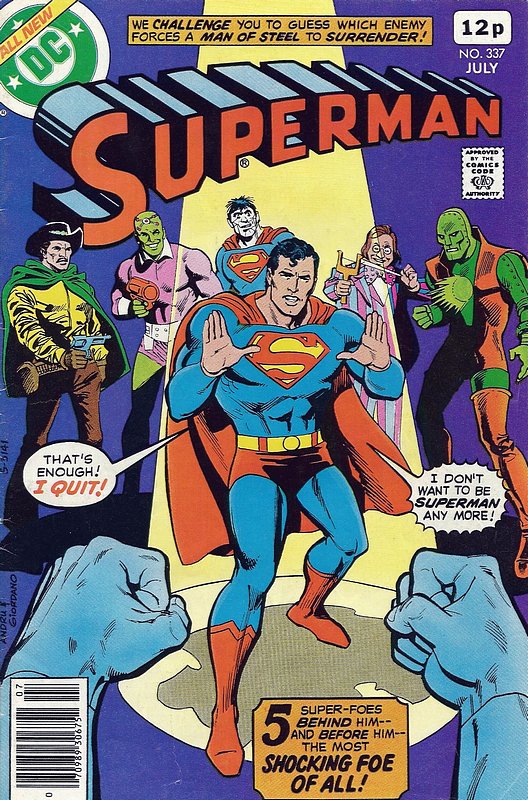 Cover of Superman (Vol 1) #337. One of 250,000 Vintage American Comics on sale from Krypton!