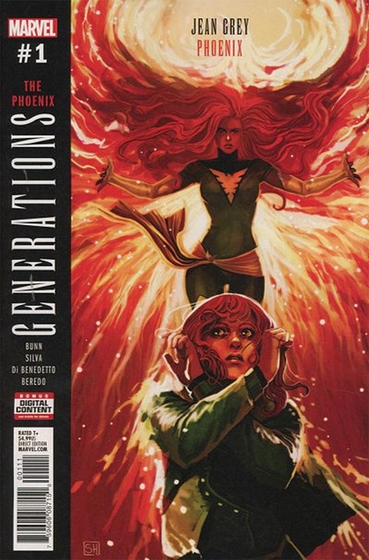 Cover of Generations: Phoenix & Jean Grey  (2017 One Shot) #1. One of 250,000 Vintage American Comics on sale from Krypton!