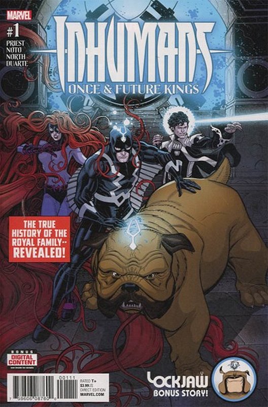 Cover of Inhumans: Once and Future Kings (2017 Ltd) #1. One of 250,000 Vintage American Comics on sale from Krypton!
