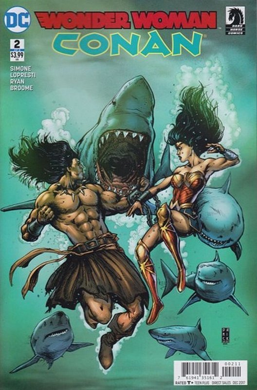 Cover of Wonder Woman/Conan (2017 Ltd) #2. One of 250,000 Vintage American Comics on sale from Krypton!