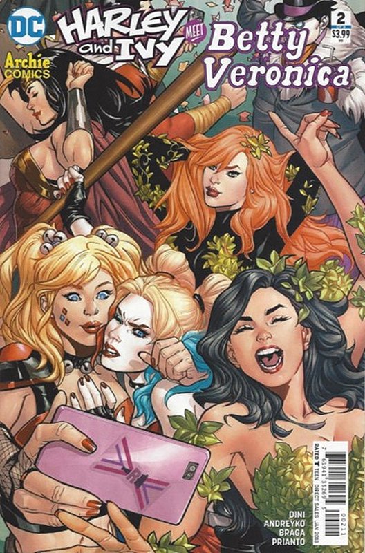 Cover of Harley & Ivy meet Betty & Veronica (2017 Ltd) #2. One of 250,000 Vintage American Comics on sale from Krypton!