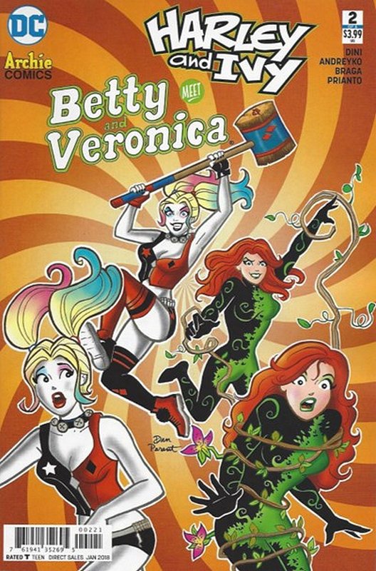 Cover of Harley & Ivy meet Betty & Veronica (2017 Ltd) #2. One of 250,000 Vintage American Comics on sale from Krypton!