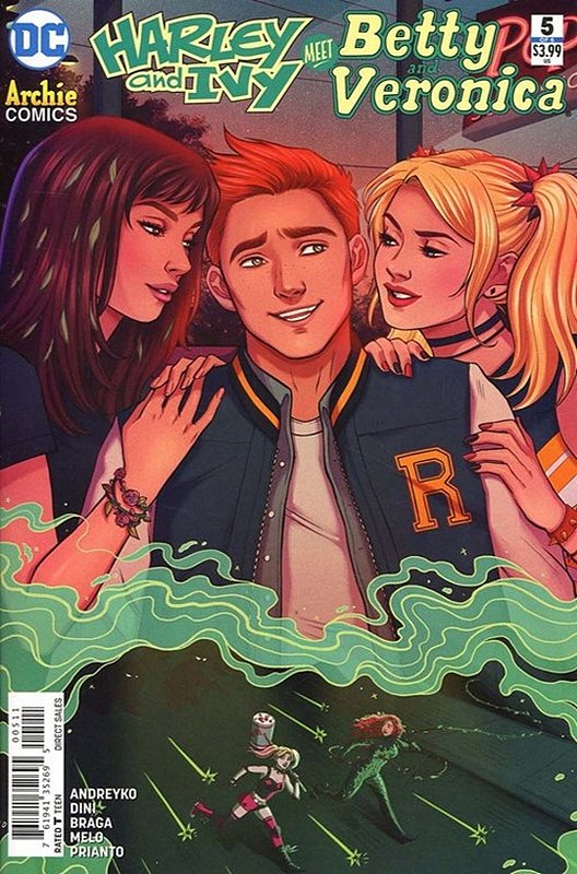 Cover of Harley & Ivy meet Betty & Veronica (2017 Ltd) #5. One of 250,000 Vintage American Comics on sale from Krypton!