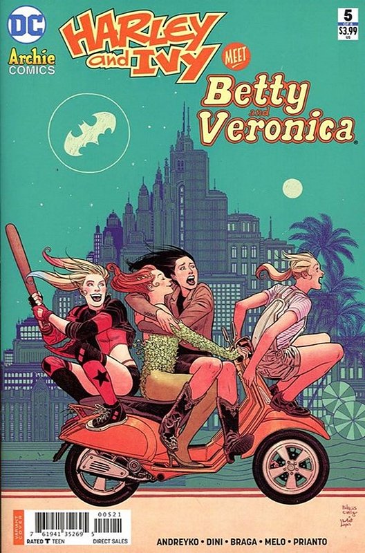 Cover of Harley & Ivy meet Betty & Veronica (2017 Ltd) #5. One of 250,000 Vintage American Comics on sale from Krypton!