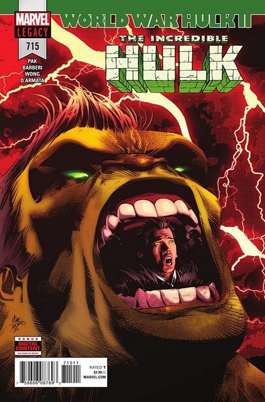 Cover of Incredible Hulk (Vol 6) #715. One of 250,000 Vintage American Comics on sale from Krypton!
