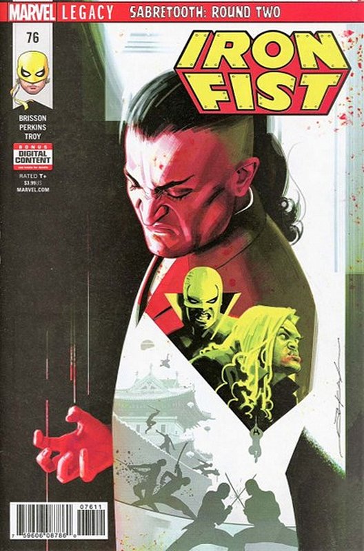 Cover of Iron Fist (Vol 6) #76. One of 250,000 Vintage American Comics on sale from Krypton!
