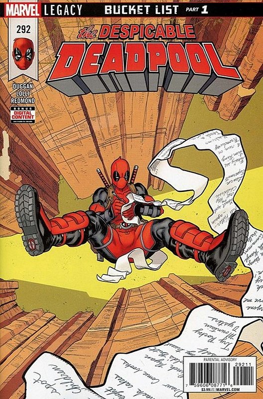 Cover of Despicable Deadpool (Vol 1) #292. One of 250,000 Vintage American Comics on sale from Krypton!