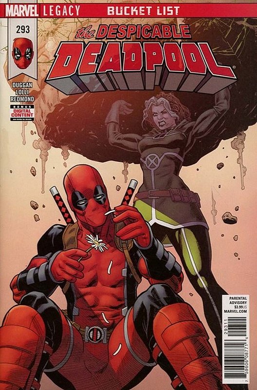 Cover of Despicable Deadpool (Vol 1) #293. One of 250,000 Vintage American Comics on sale from Krypton!