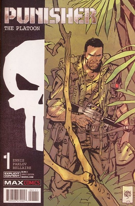 Cover of Punisher: Platoon (2017 Ltd) #1. One of 250,000 Vintage American Comics on sale from Krypton!