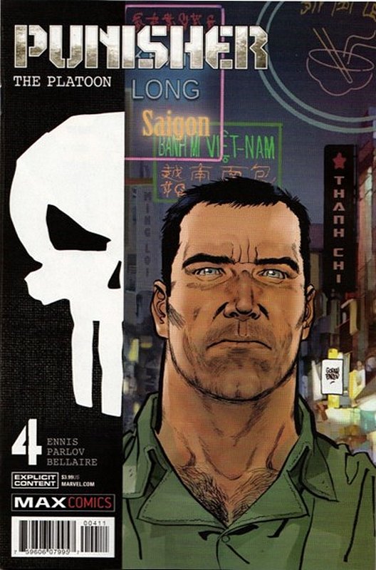 Cover of Punisher: Platoon (2017 Ltd) #4. One of 250,000 Vintage American Comics on sale from Krypton!