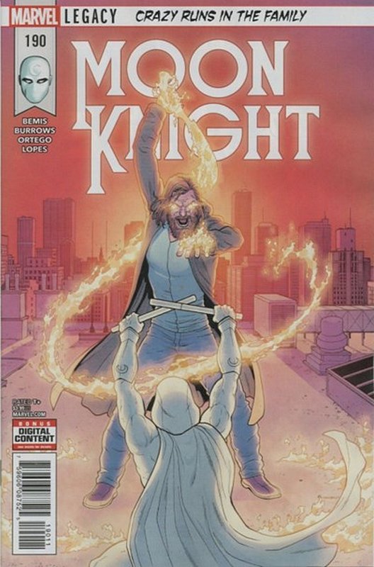Cover of Moon Knight (Vol 8) #190. One of 250,000 Vintage American Comics on sale from Krypton!