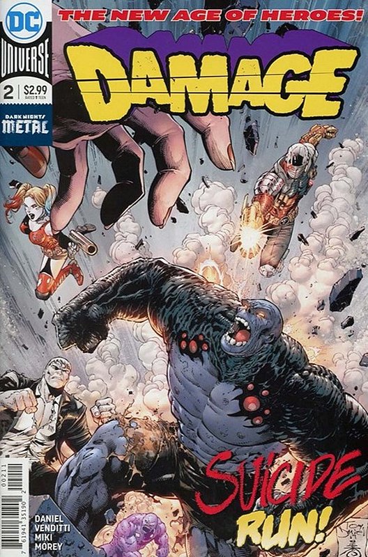 Cover of Damage (Vol 2) #2. One of 250,000 Vintage American Comics on sale from Krypton!