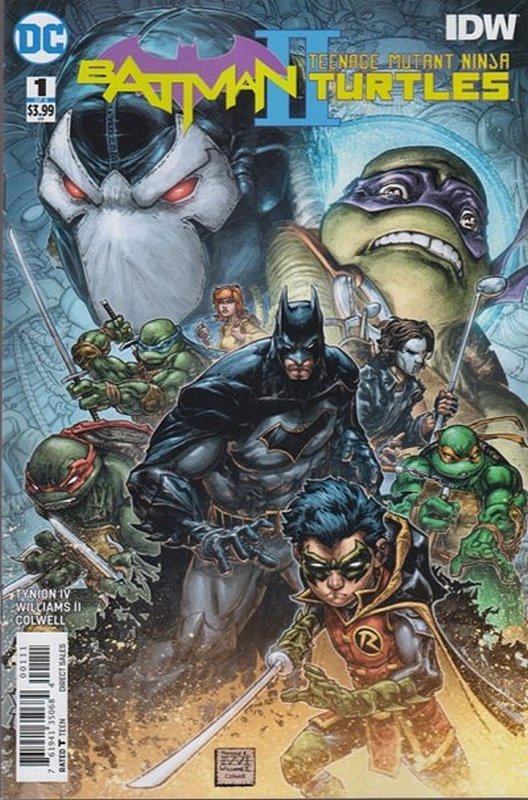 Cover of Batman/Teenage Mutant Ninja Turtles II (2017 Ltd) #1. One of 250,000 Vintage American Comics on sale from Krypton!