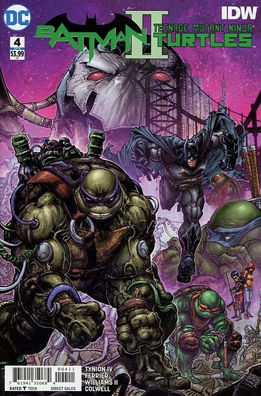 Cover of Batman/Teenage Mutant Ninja Turtles II (2017 Ltd) #4. One of 250,000 Vintage American Comics on sale from Krypton!