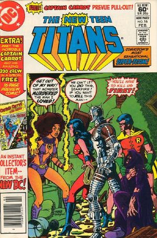 Cover of New Teen Titans (Vol 1) (Tales of from #41) #16. One of 250,000 Vintage American Comics on sale from Krypton!