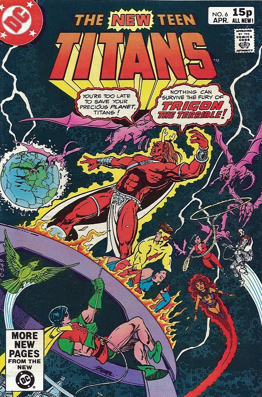 Cover of New Teen Titans (Vol 1) (Tales of from #41) #6. One of 250,000 Vintage American Comics on sale from Krypton!