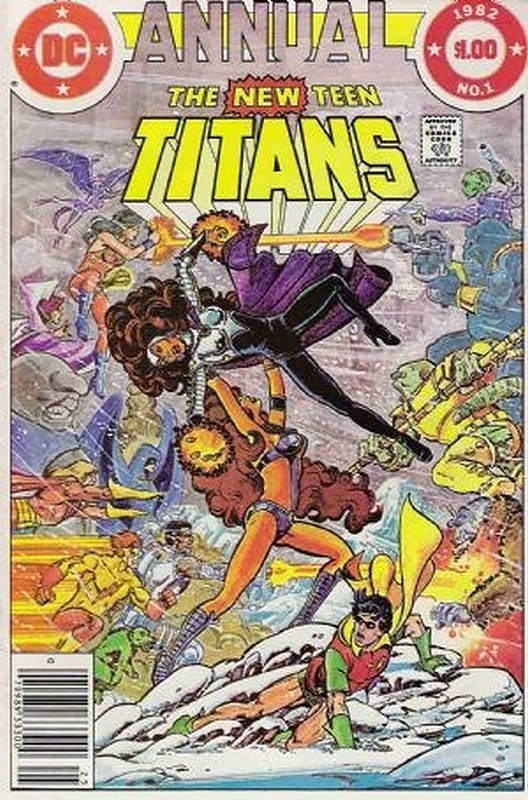 Cover of New Teen Titans Annual (Vol 1) #1. One of 250,000 Vintage American Comics on sale from Krypton!