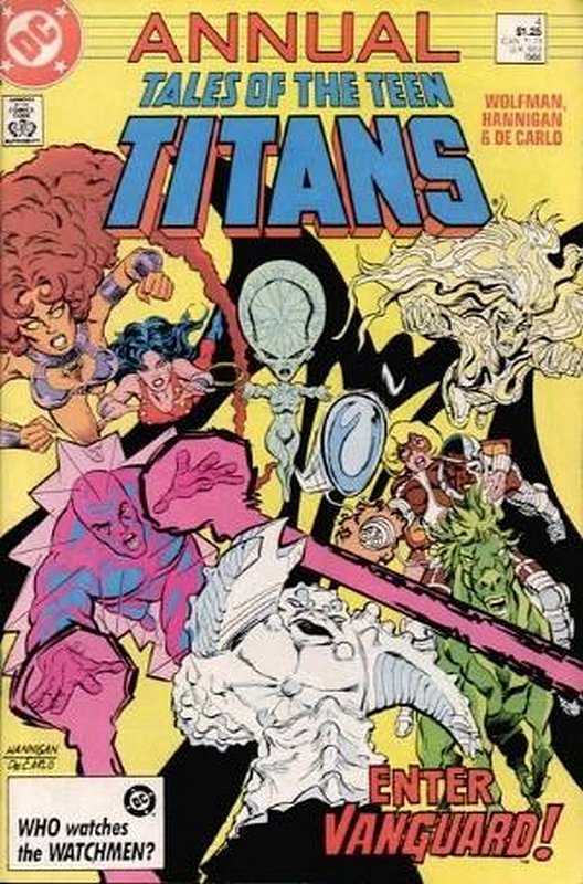 Cover of New Teen Titans Annual (Vol 1) #4. One of 250,000 Vintage American Comics on sale from Krypton!