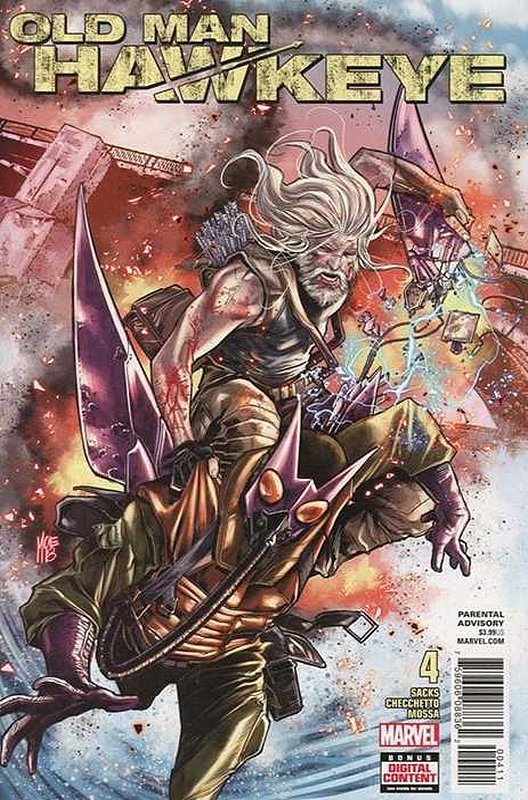 Cover of Old Man Hawkeye (2017 Ltd) #4. One of 250,000 Vintage American Comics on sale from Krypton!
