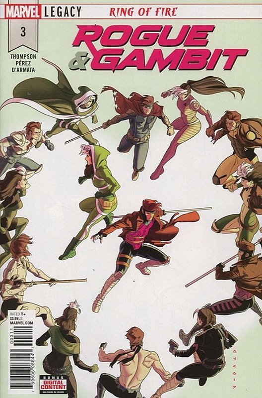 Cover of Rogue & Gambit (2017 Ltd) #3. One of 250,000 Vintage American Comics on sale from Krypton!