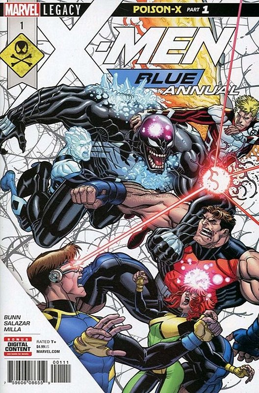 Cover of X-Men: Blue Annual (2017) #1. One of 250,000 Vintage American Comics on sale from Krypton!